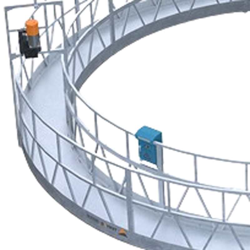 सफाई के लिए निलंबित मचान